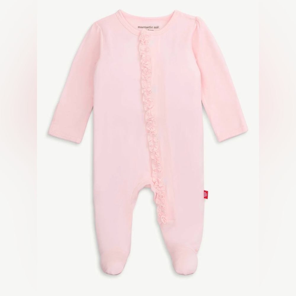 Magnetic Me Soft Pink Ruffle Footie